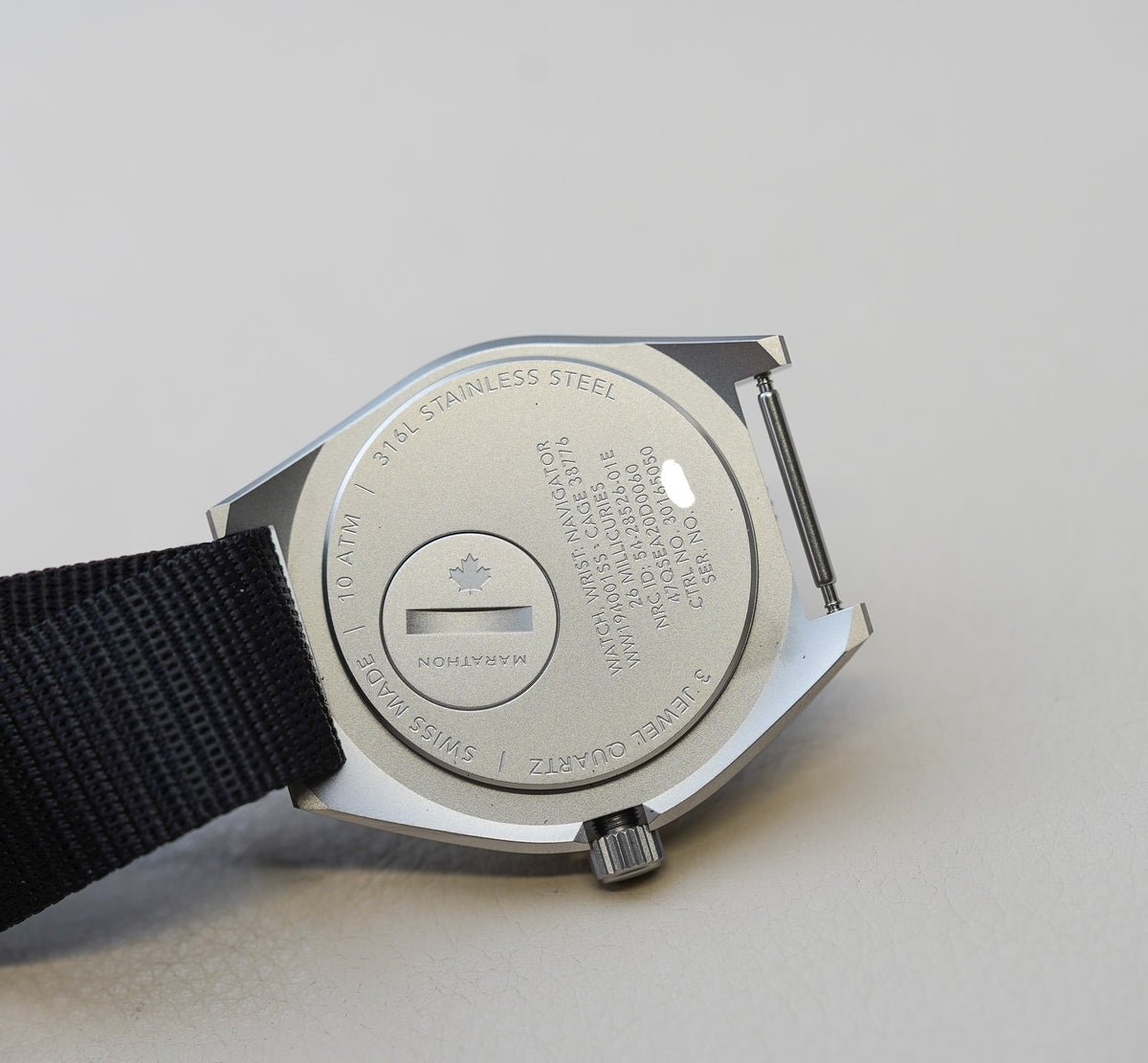 Marathon 41mm Pilot's Quartz SSNAV Standard-Issue Tritium Type II WW194001SS-0802