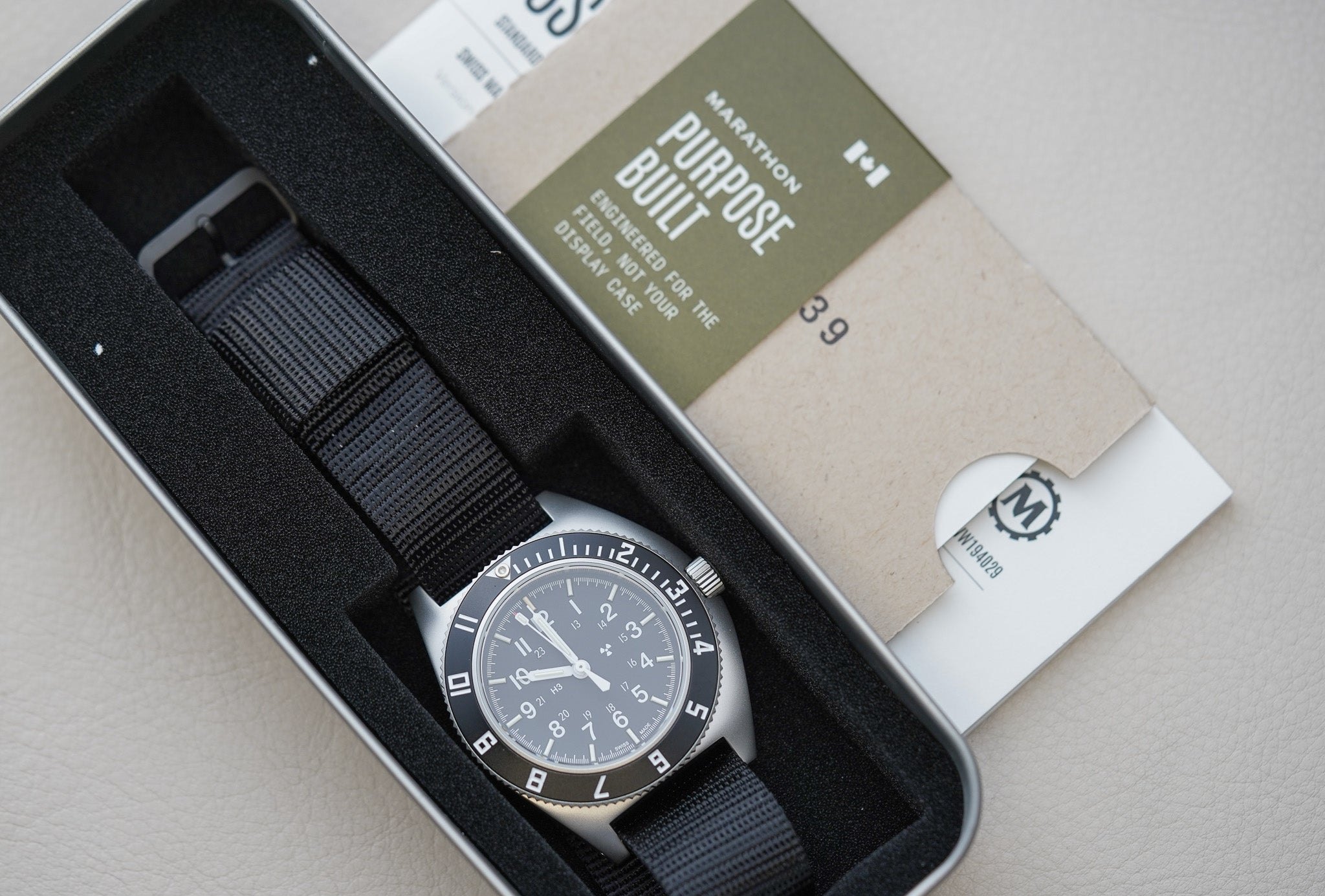 Marathon 41mm Pilot's SSNAV Auto Standard-Issue Tritium Type II WW194029SS-0801