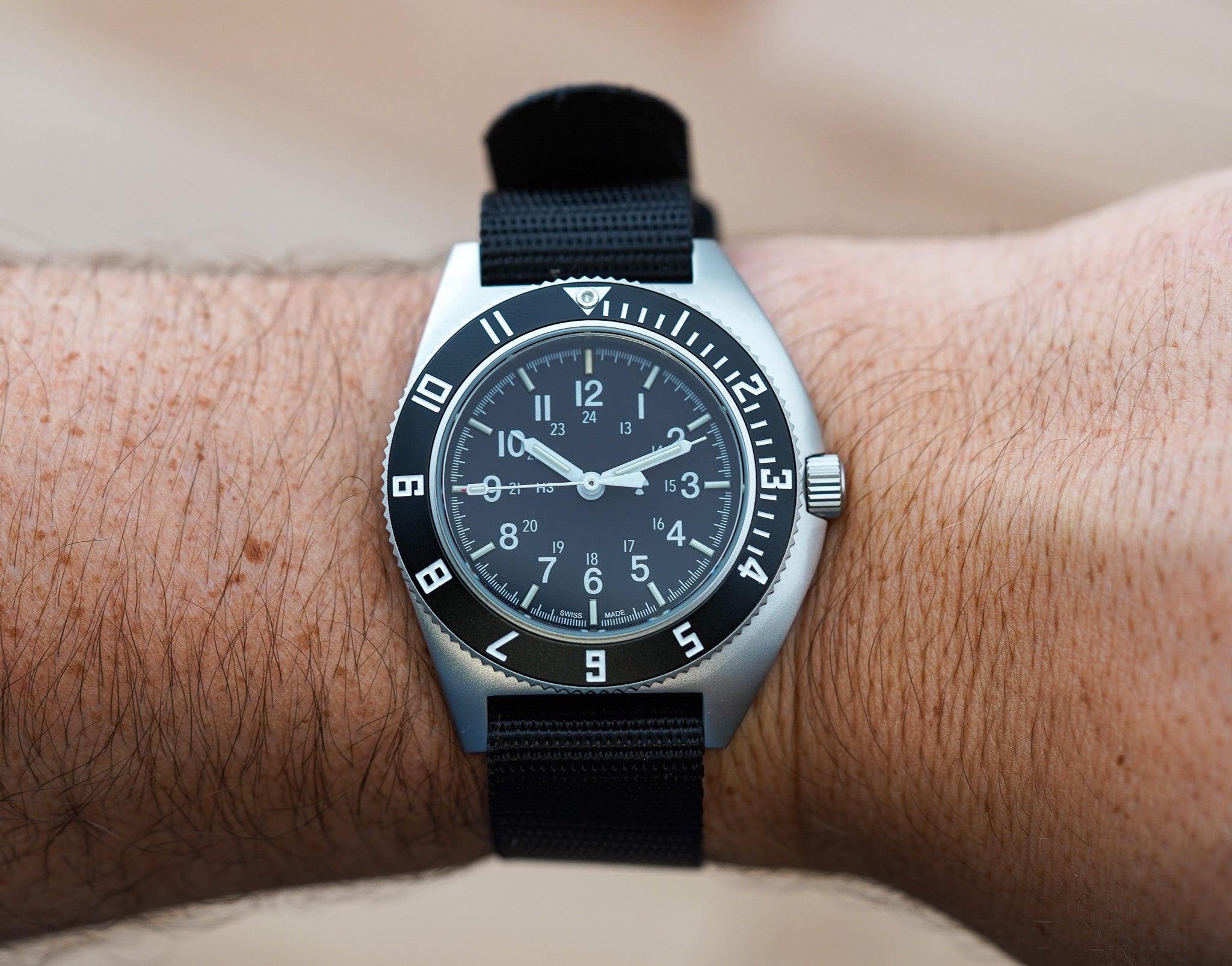 Marathon 41mm Pilot's SSNAV Auto Standard-Issue Tritium Type II WW194029SS-0801