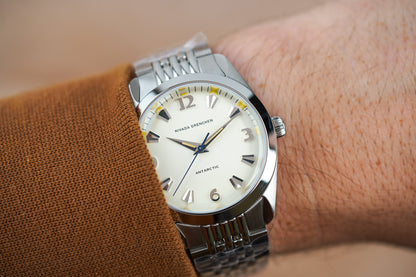 Nivada Grenchen Antarctic 38mm Eggshell Beige Luminova 32080A04