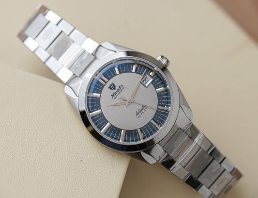 Nivada Grenchen Antarctic Glacier 38mm Flat Link 32063A20