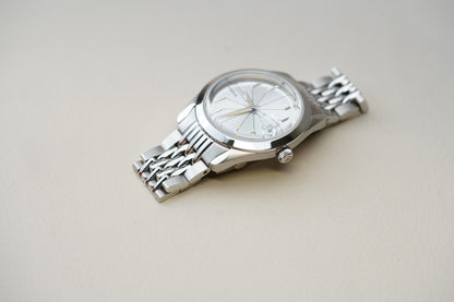 Nivada Grenchen Antarctic Spider Silver Dial 32023A04