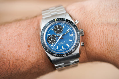 Nivada Grenchen Autochron Blue Limited Edition 77003A45