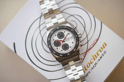 Nivada Grenchen Autochron Mecaquartz Panda 77006Q45