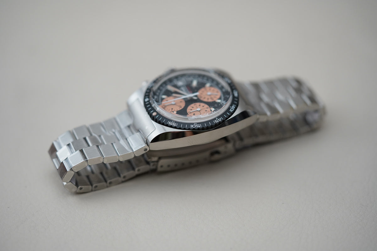 Nivada Grenchen Chronosport Mecaquartz Salmon 77002Q45