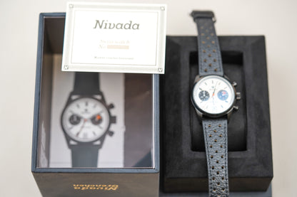 Nivada Grenchen Datomaster Black White Dial Mecaquartz 88008Q01