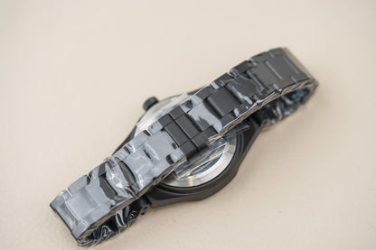 Nivada Grenchen F77 Black Ceramic Braided Dial MK1 68004A77