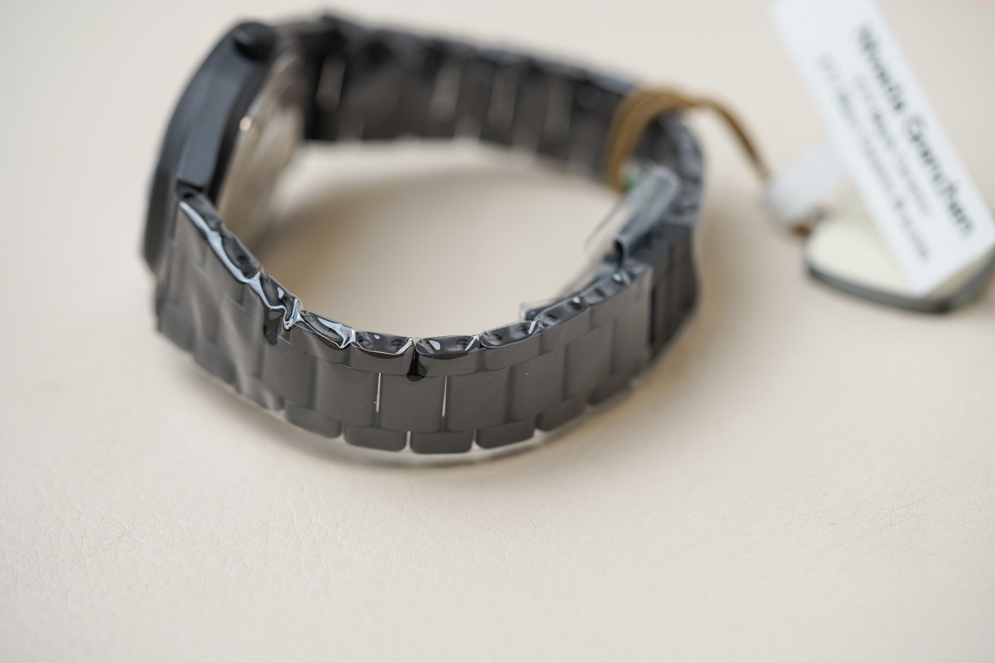 Nivada Grenchen F77 Black Ceramic Lapis Lazuli Dial 68022A77