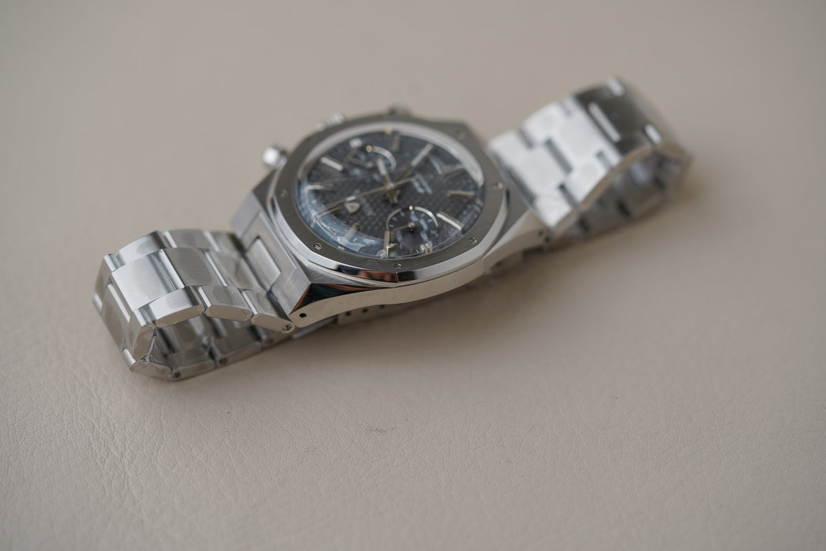 Nivada Grenchen F77 Chrono Mecaquartz Grey 38MM 68001Q77