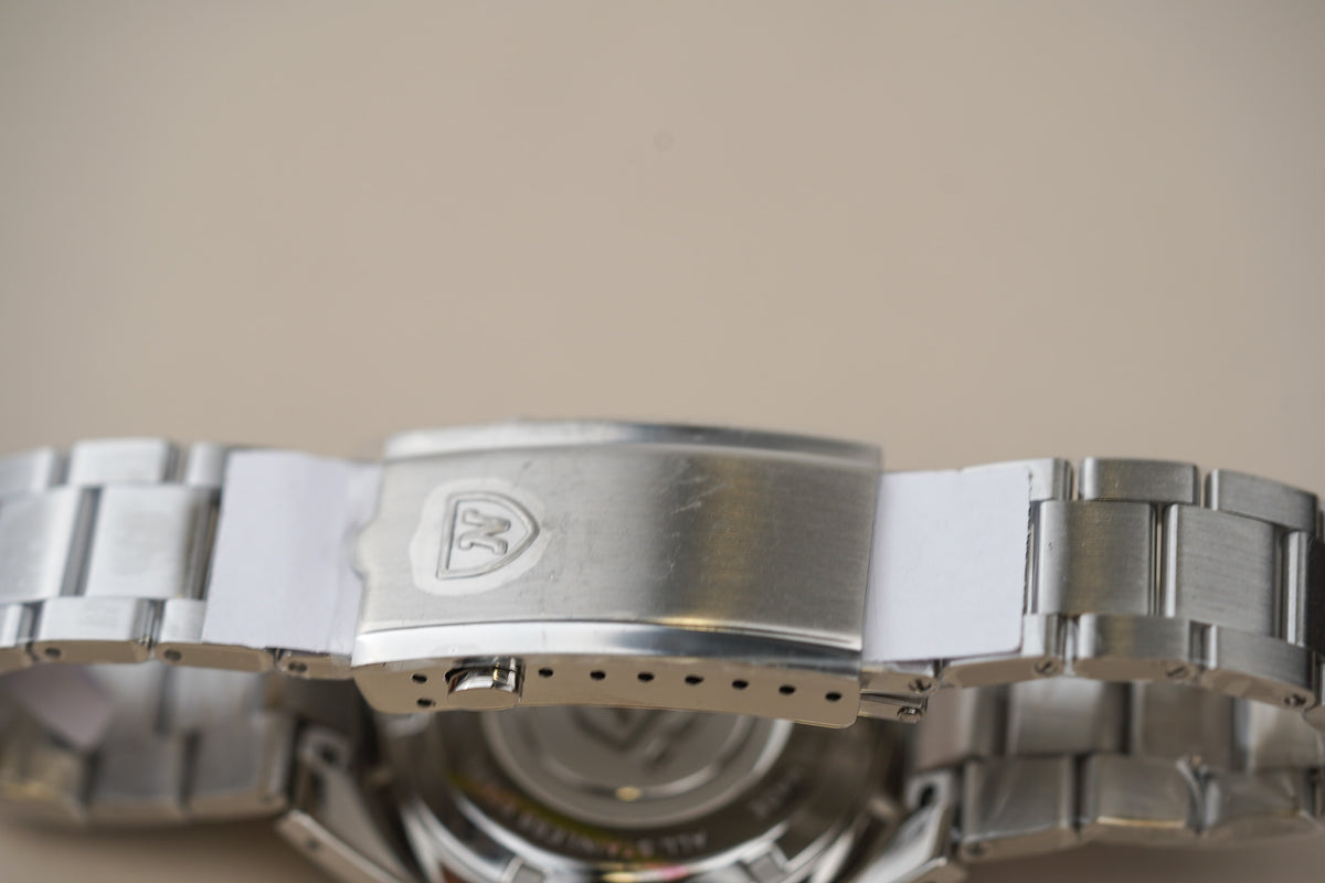 Nivada Grenchen F77 MK2 SST Grey Dial No Date 68044A77