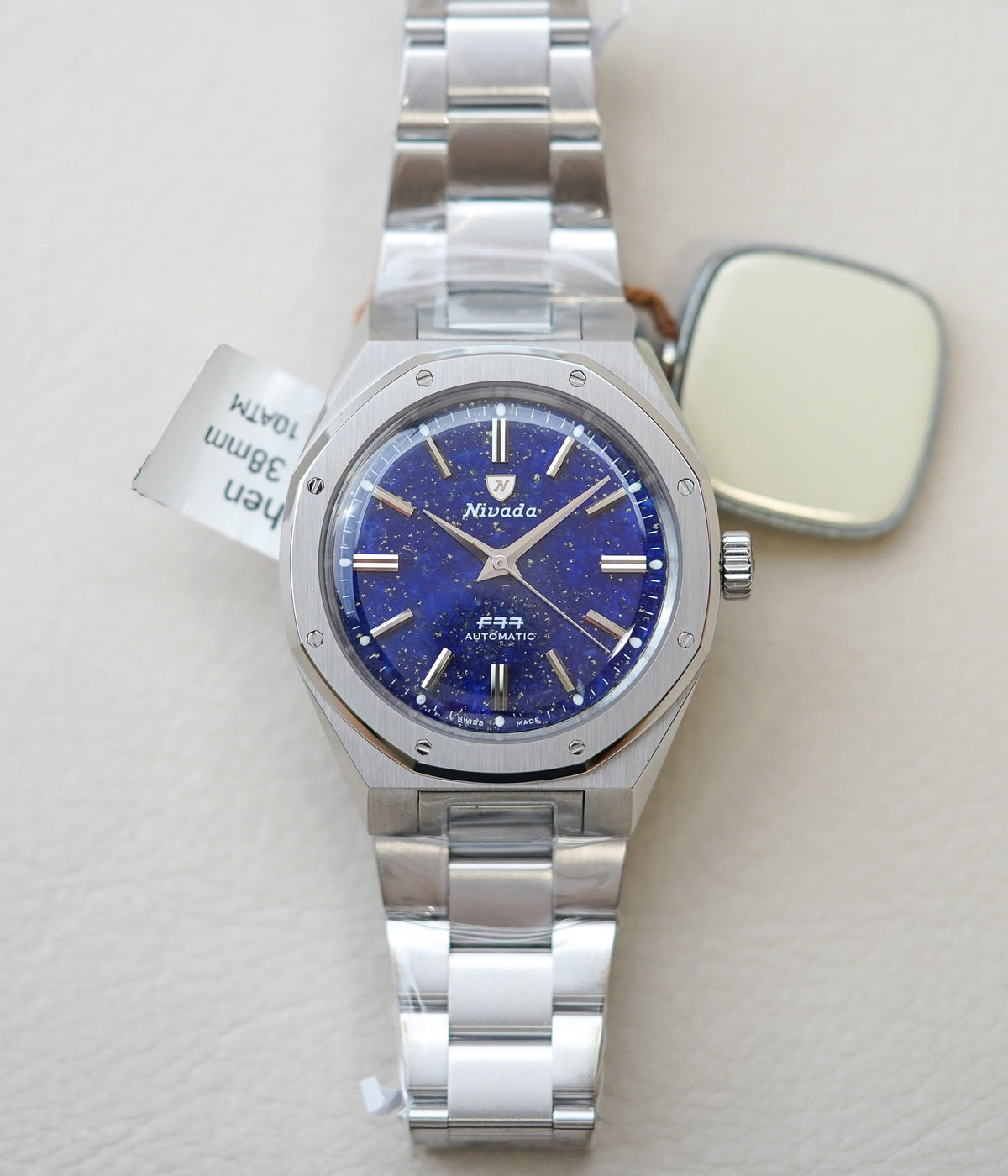 Nivada Grenchen F77 MK2 SST Lapis Lazuli Dial 68048A77