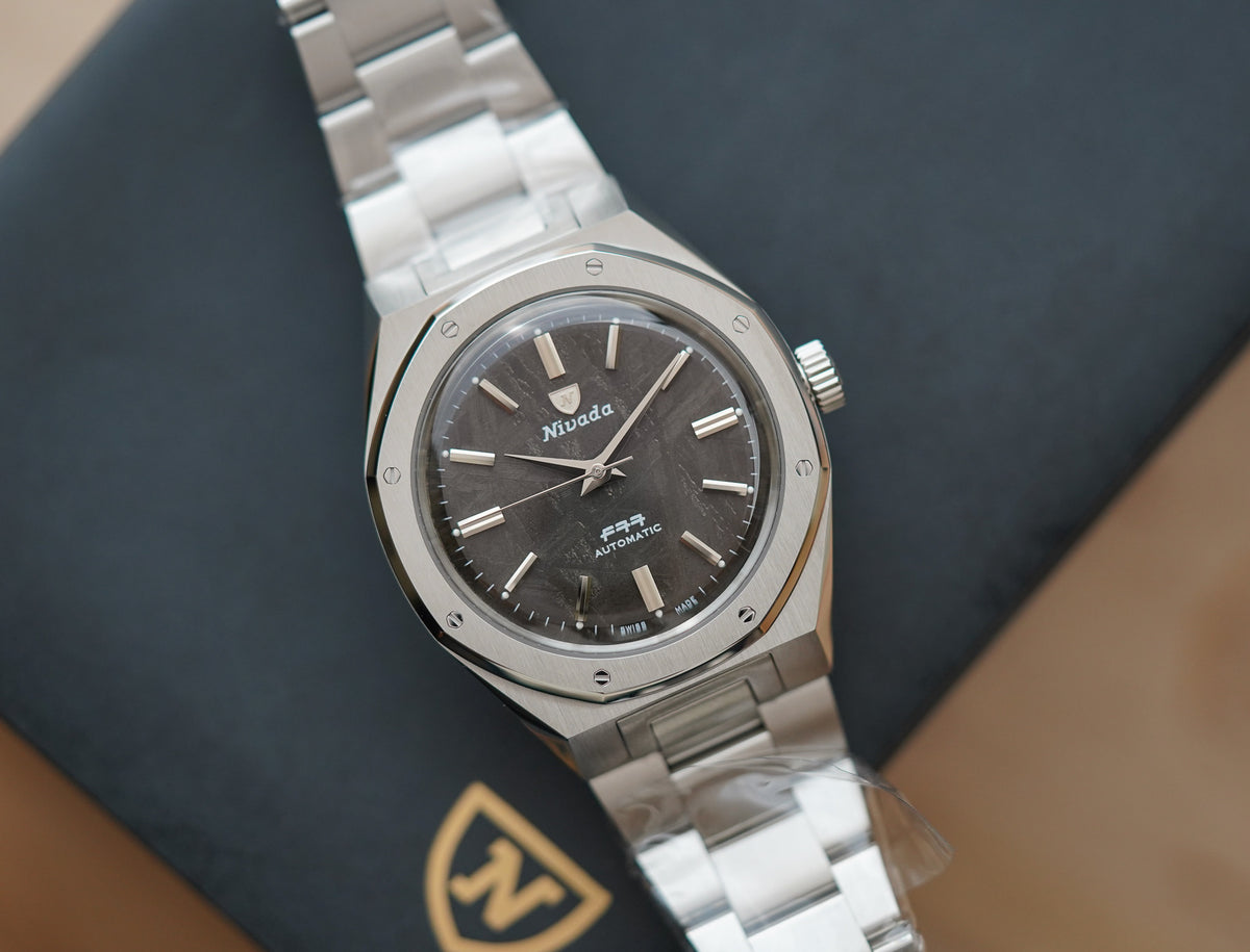 Nivada Grenchen F77 MK2 SST Meteorite 38mm 68049A77
