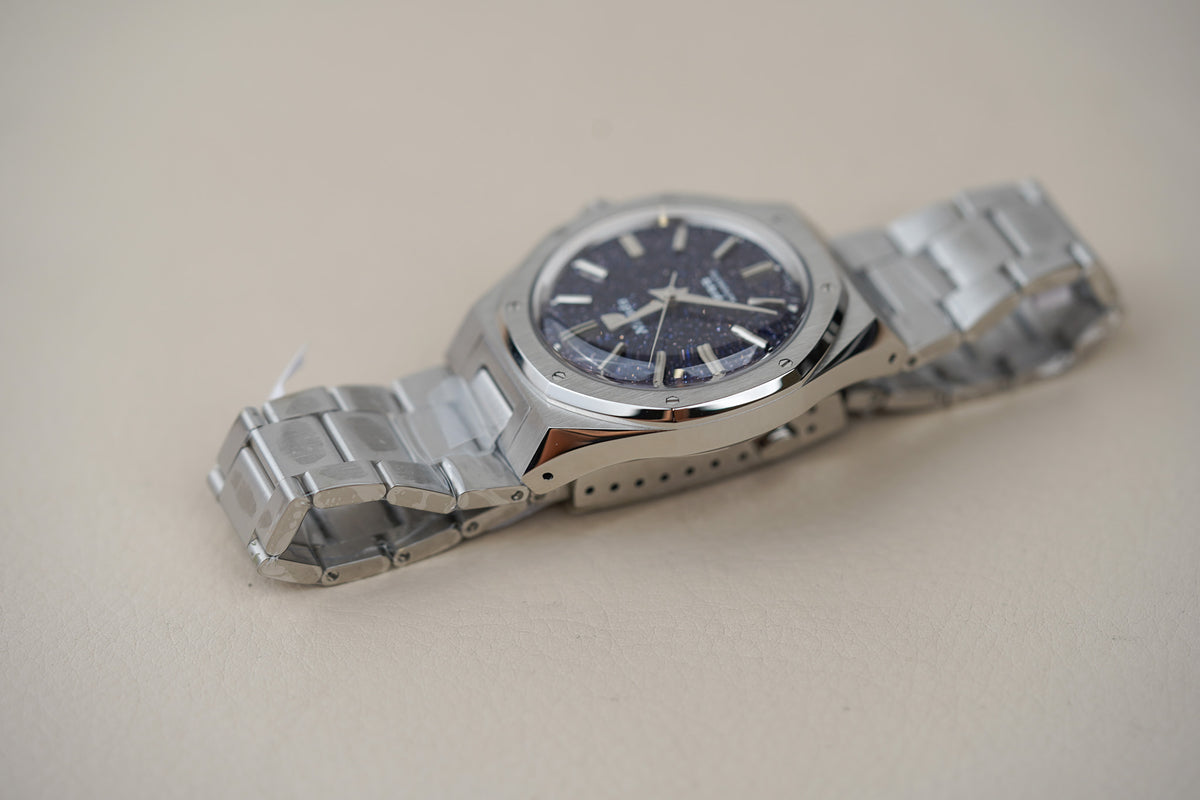 Nivada Grenchen F77 MKII SST Dark Blue Aventurine Dial 68047A77