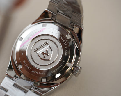 Nivada Grenchen F77 MKII SST Dark Blue Aventurine Dial 68047A77