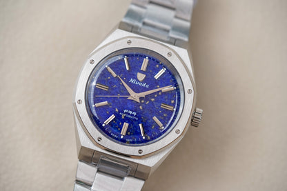 Nivada Grenchen F77 MKII SST Lapis Lazuli Dial 68048A77