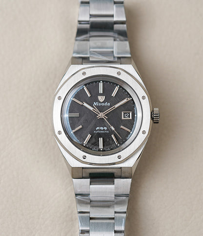 Nivada Grenchen F77 Steel 41mm Meteorite Dial 69041A77C