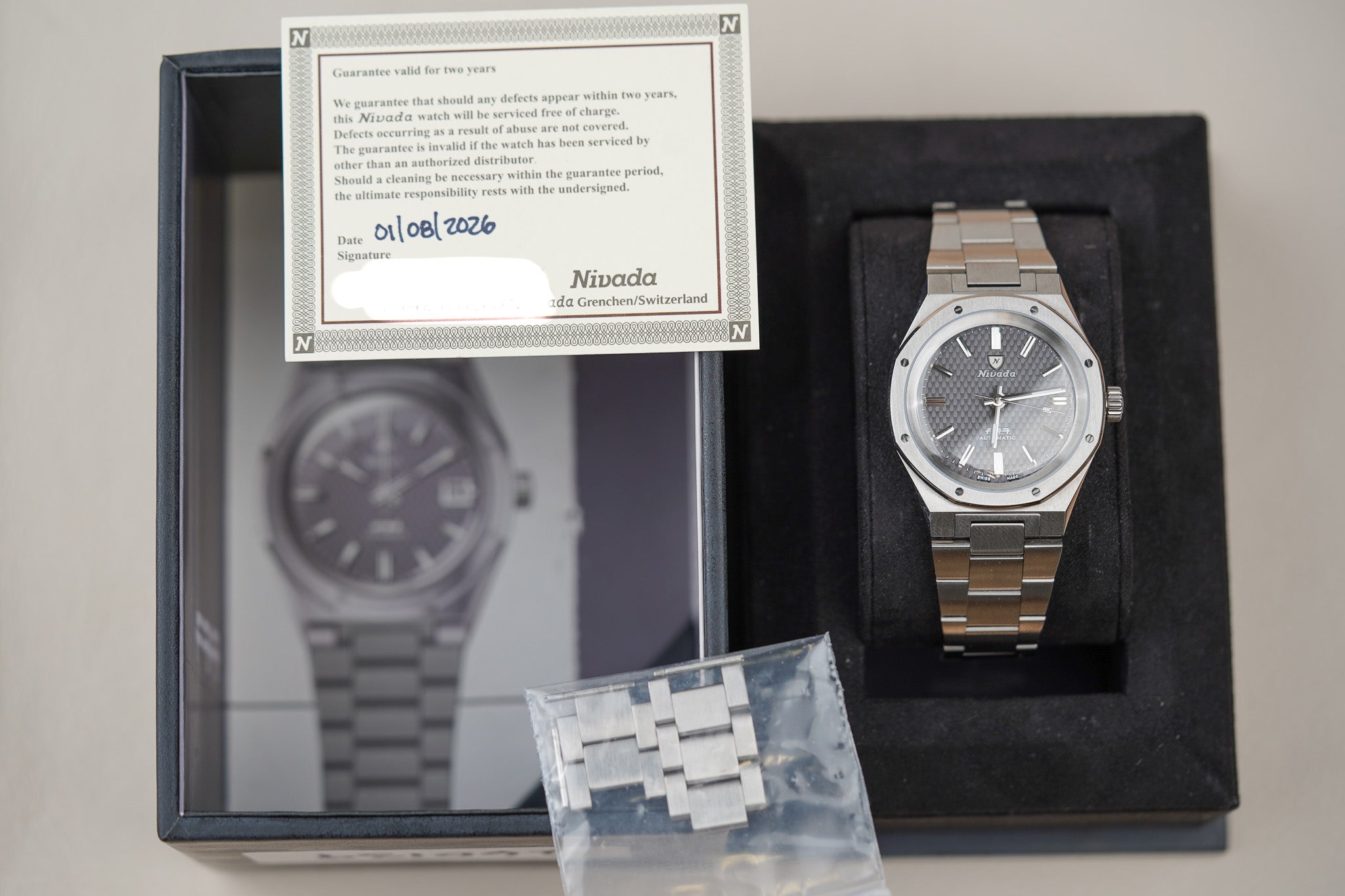 Nivada Grenchen F77 Titanium Anthracite MK1 68006A77