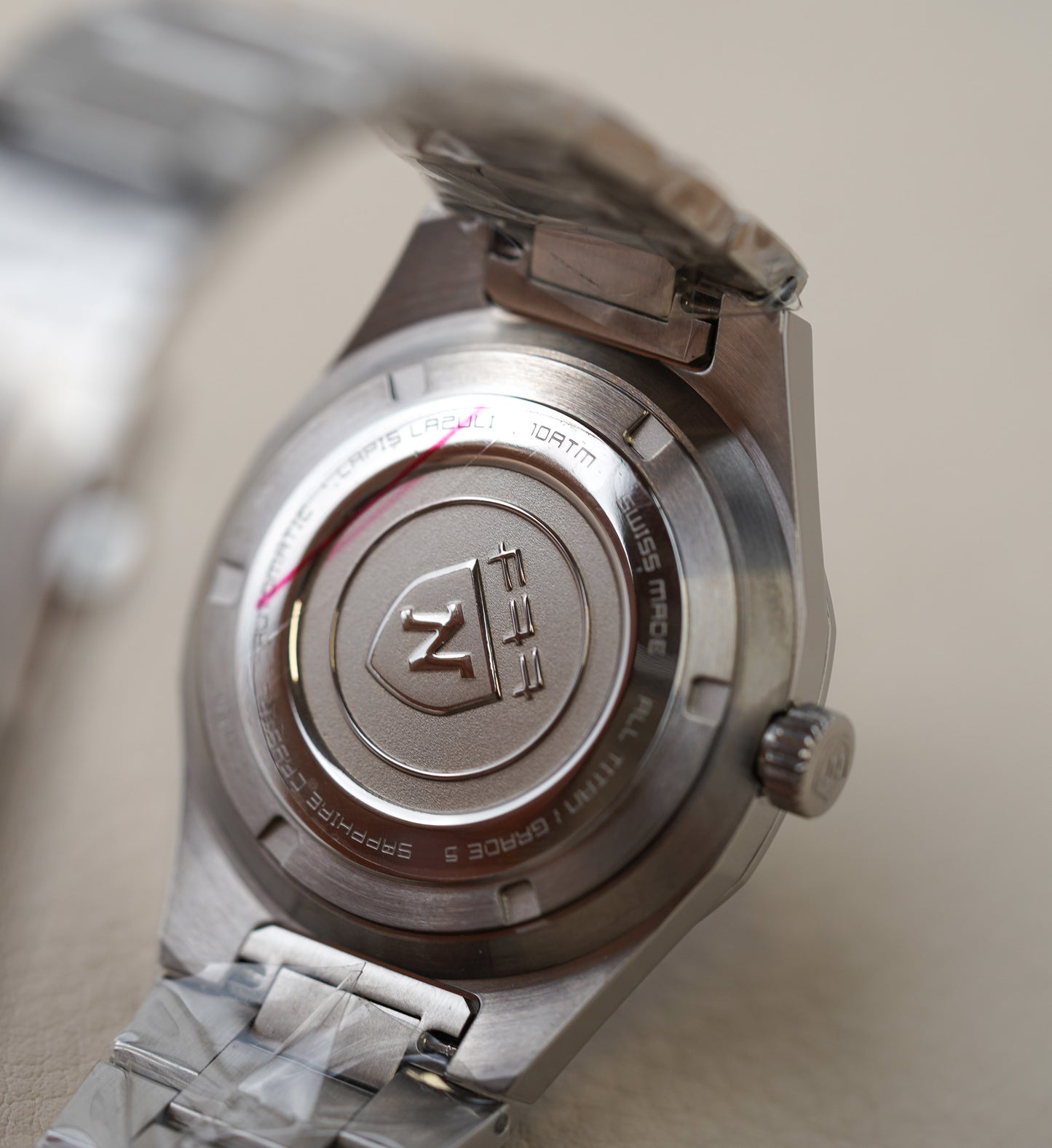 Nivada Grenchen F77 Titanium Lapis Lazuli 68017A77