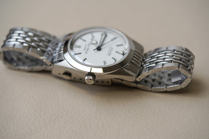 Nivada Grenchen Super Antarctic White 3.6.9 White Luminova 32067A04