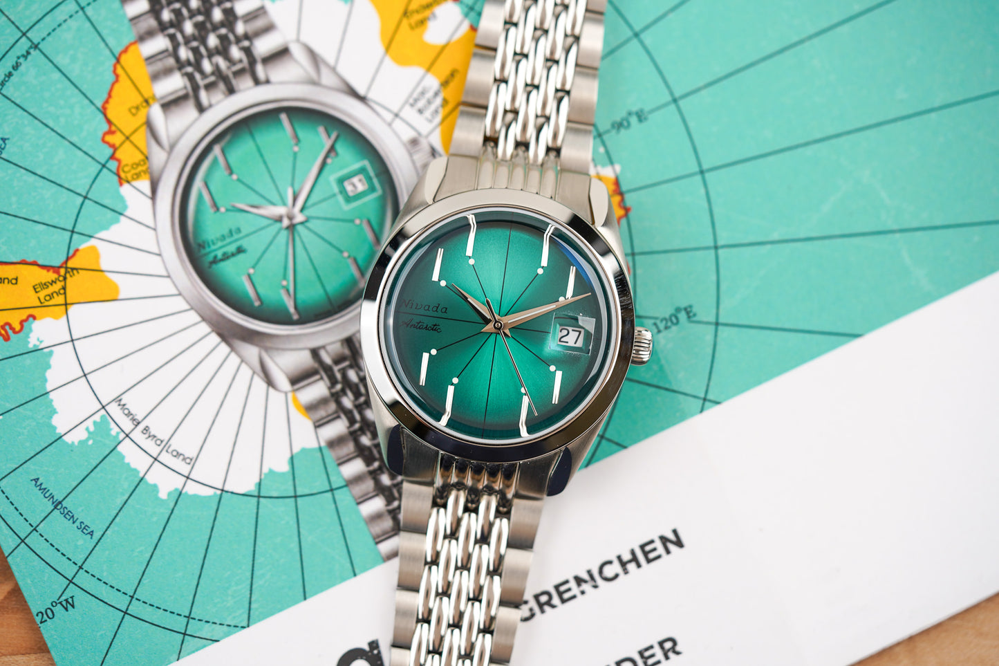 Nivada Grenchen x Ocarat Antarctic Spider Green 114438