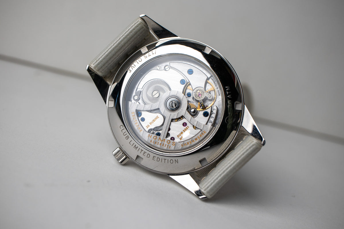 Nomos Club Automat 175 Years of Glashutte Olive Limited 753.S3