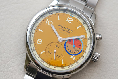 Nomos Club Sport Neomatik Worldtimer Dune Limited Edition 790.S6