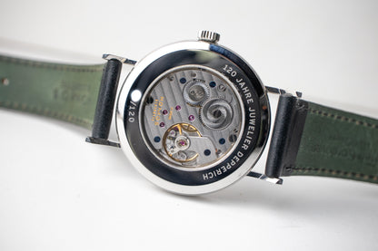 Nomos Glashütte 138.S8 Tangente 38 120 Jahre Depperich