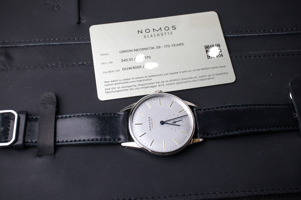 Nomos Orion Neomatik 39 - 175 Years 345.S1