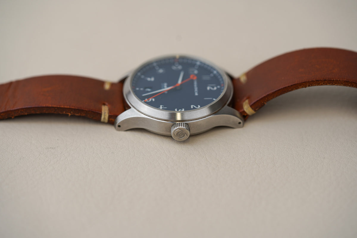 Oak & Oscar Olmsted 38 Navy Dial