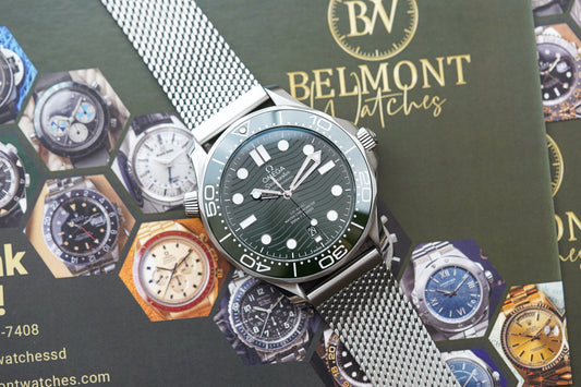 Omega Seamaster 300M Green 'Seaweed' 210.30.42.20.10.001