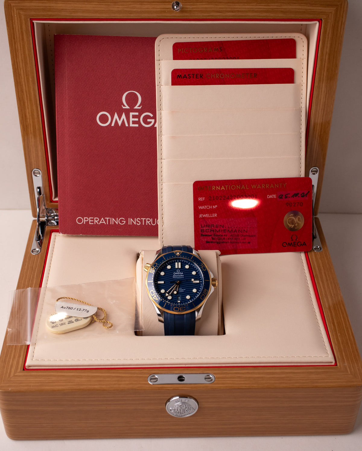 Omega Seamaster 300M Yellow Gold 210.22.42.20.03.001