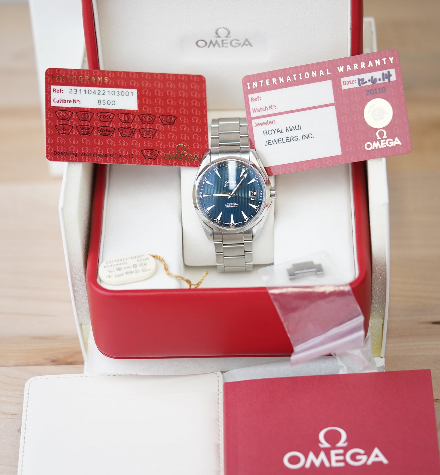 Omega Seamaster Aqua Terra 41.5 Blue 150M 231.10.42.21.03.001