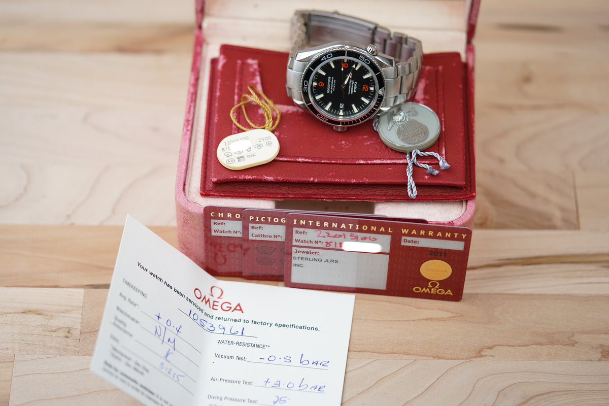 Omega Seamaster Planet Ocean 600M 2201.51 Black