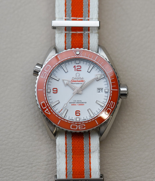 Omega Seamaster Planet Ocean 600M Creamsicle 215.32.44.21.04.001