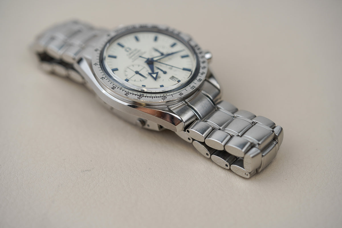 Omega Speedmaster Broad Arrow White Dial 3551.20