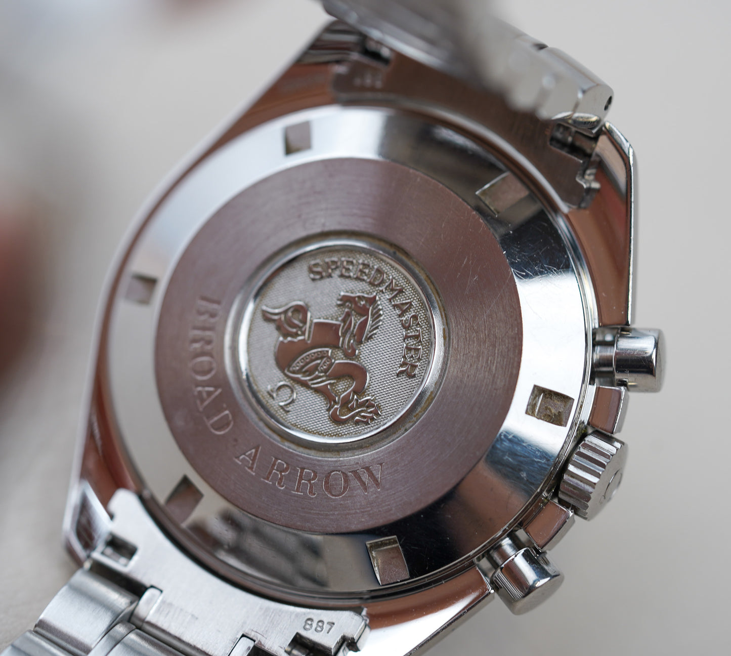 Omega Speedmaster Broad Arrow White Dial 3551.20