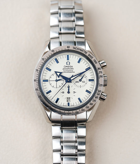 Omega Speedmaster Broad Arrow White Dial 3551.20