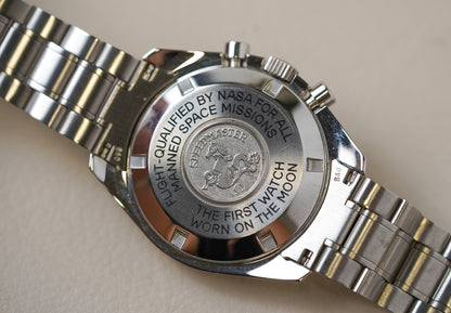 Omega Speedmaster Broad Arrow Silver Dial 'Moonphase' 3575.30