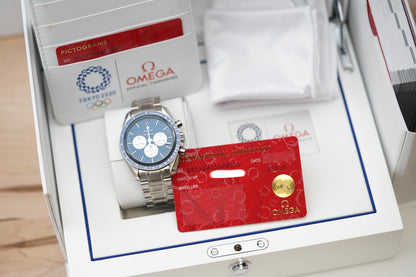Omega Speedmaster Tokyo 2020 “Blue" 522.30.42.30.03.001
