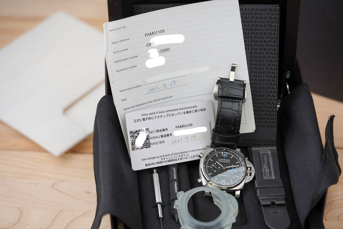 Deposit**Panerai Luminor Chrono 44mm PAM01109