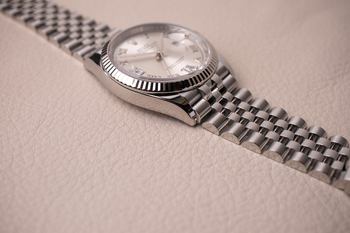 Rolex Datejust 126234 Silver Diamond 6/9 Dial