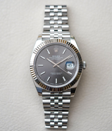 Rolex Datejust 126334 41mm Rhodium Dial