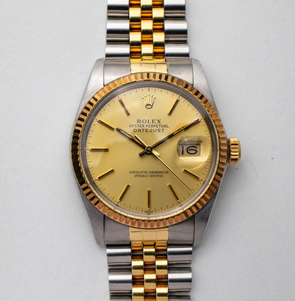 1987 Rolex Datejust 16013 Two Tone