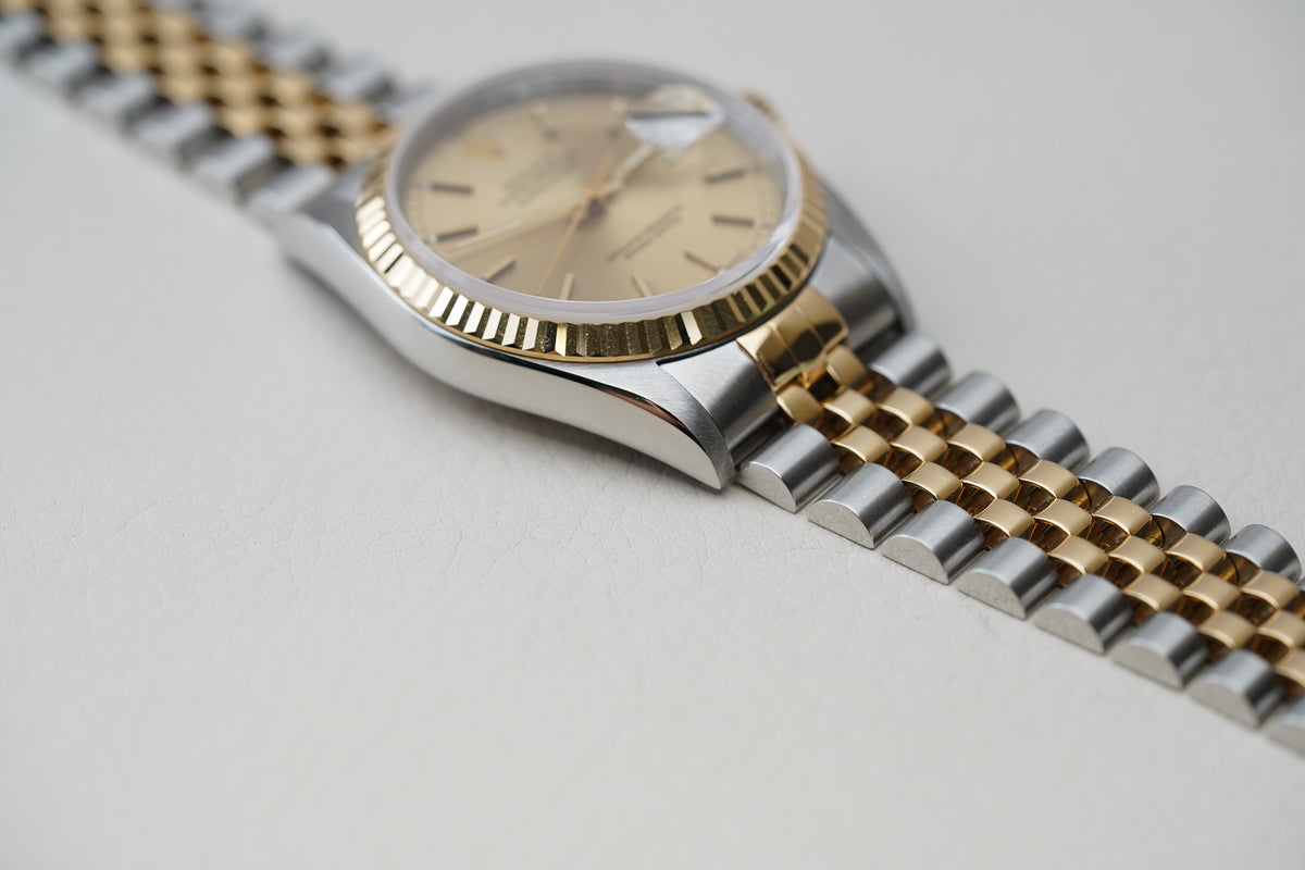 Rolex Datejust 16233 Champagne Dial 36mm