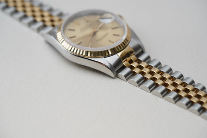 Rolex Datejust 16233 Champagne Dial 36mm