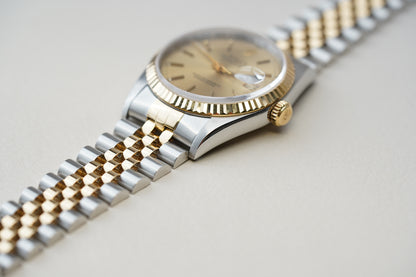 Rolex Datejust 16233 Champagne Dial 36mm