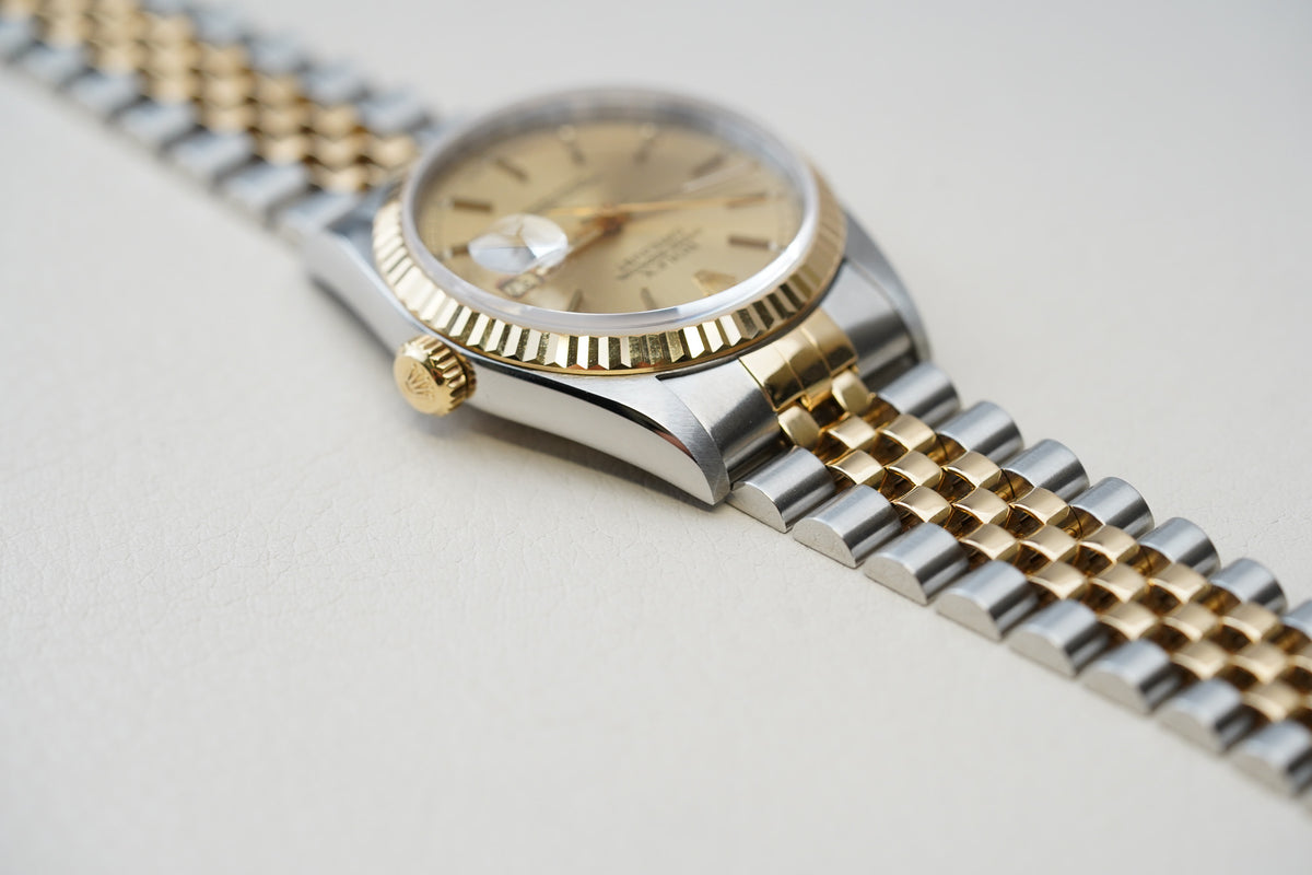 Rolex Datejust 16233 Champagne Dial 36mm