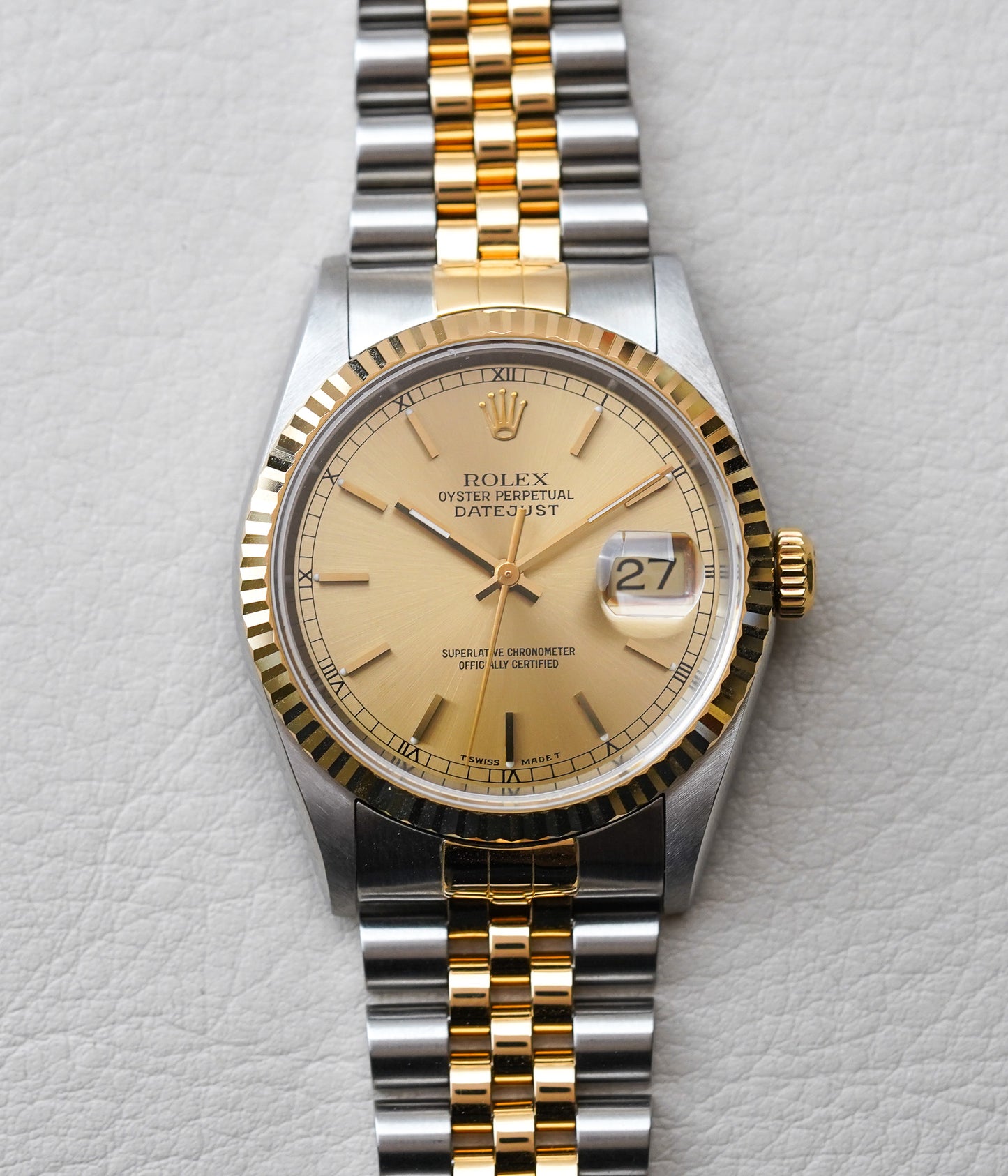 Rolex Datejust 16233 Champagne Dial 36mm