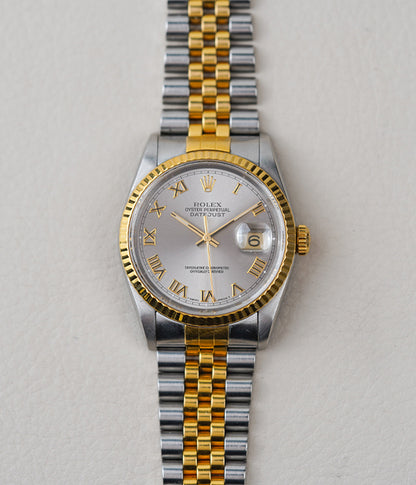 Rolex Datejust 16233 Gray Roman Dial