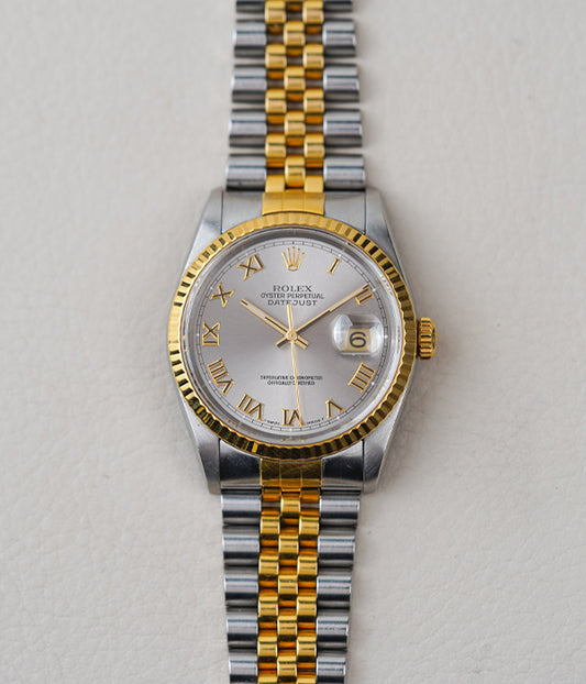 Rolex Datejust 16233 Gray Roman Dial